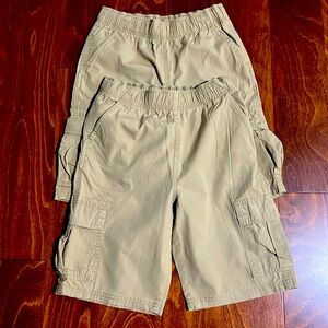 The Children’s Place Boys Uniform Cargo Shorts- 2 pairs